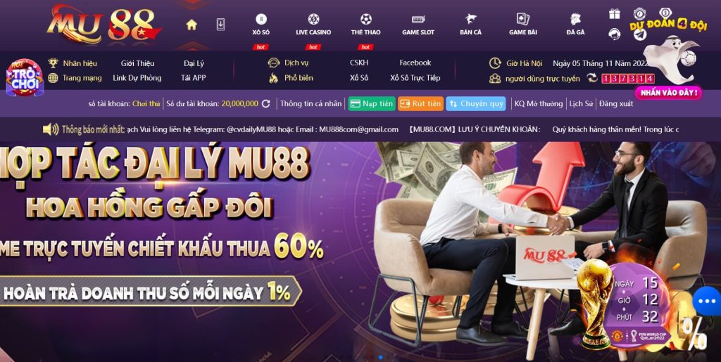 đại lý mu88 hoa hồng cao